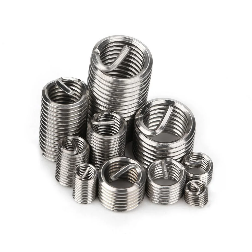 

150pcs Helicoil 304 Stainless Steel Thread Repair Insert Kit M3 M4 M5 M6 M8+Box Spring Tool Parts