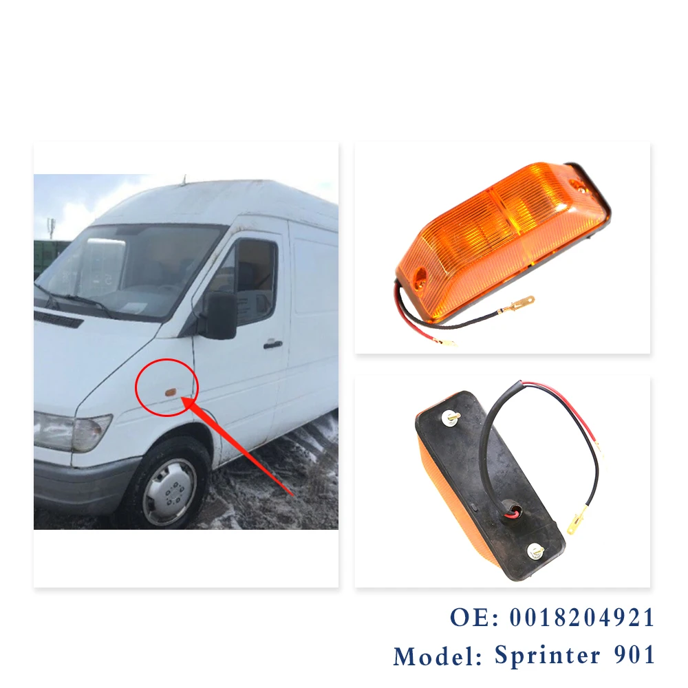 Ретрансляторная лампа ближнего бокового крыла для Mercedes Sprinter 1995-2006 A0018204921 |