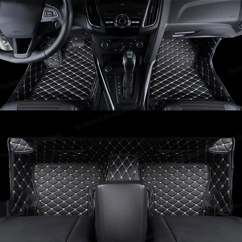 Lsrtw2017 автомобильные аксессуары кожаные коврики в салон для Форд Фокус 2 mk 3 2004 2020