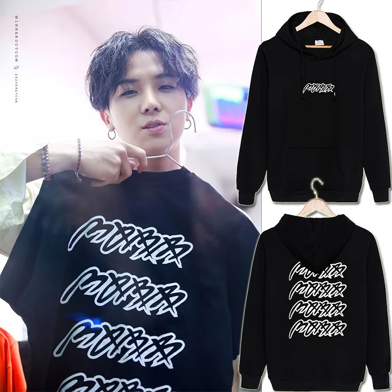

KPOP Korean Fashion KPOP IKON BOBBY WINNER MOBB Album Concert Cotton Hoodies with Hat Clothes Pullovers Sweatshirt Dropship