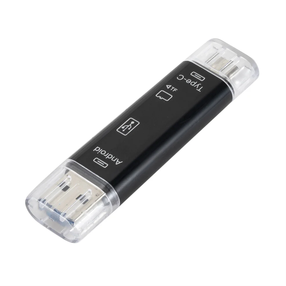 Тип C Micro USB устройство чтения карт 3 в 1 OTG кард ридер высокоскоростной