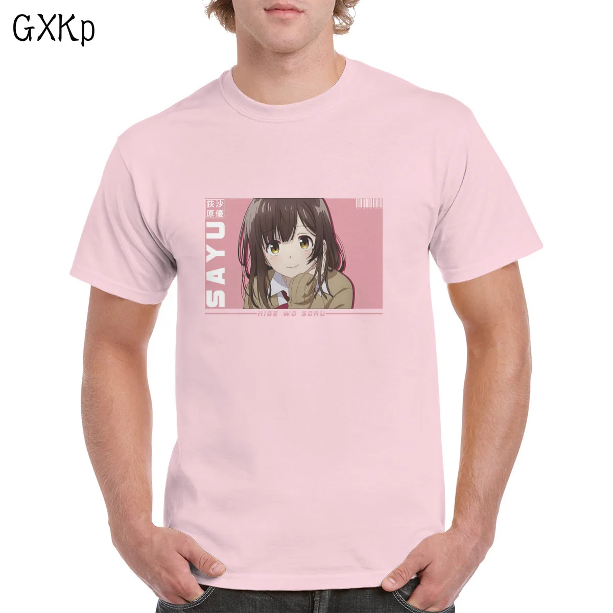 

Higehiro cute Sayu ogiwara Anime t shirt 100% Cotton Harajuku Top Oversized clothes Female/Man