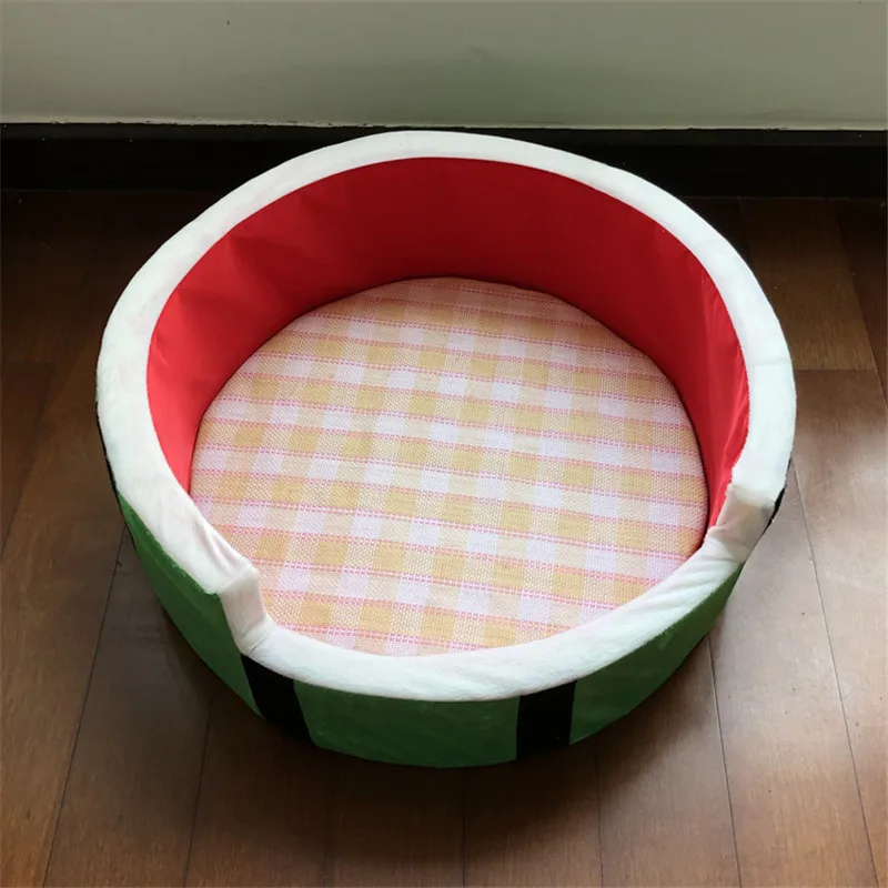 watermelon Shape Pet Dog Cat Bed House Mat Durable Kennel Doggy Puppy Cushion Basket Warm Portable Supplies S/M/L | Дом и сад
