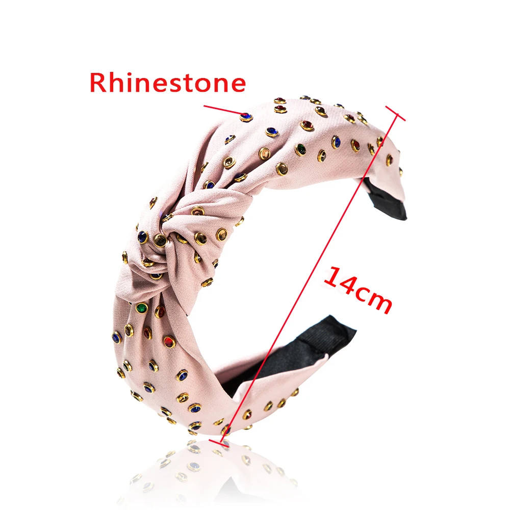 AINAMEISI богемные головные уборы однотонные мягкие бархатные широкие повязки для