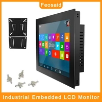 19inch industrial panel computer touch panel pc 2g ram 16g ssd non touch screen waterproof screen dust proof with wifi hdmi usb