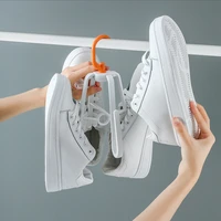 2021 new shoes hanger plastic cloth hangers folding hanger vegetable drying rack