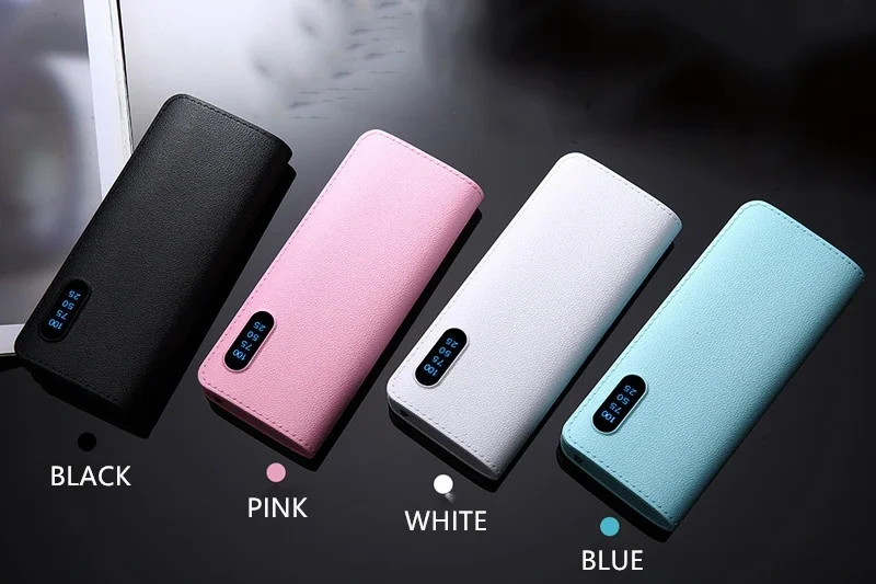 Power bank10000 мАч Внешний аккумулятор повербанк 2USB светодиодный Carregador портативный мобильный телефон зарядное устройство для samsung Iphone XS