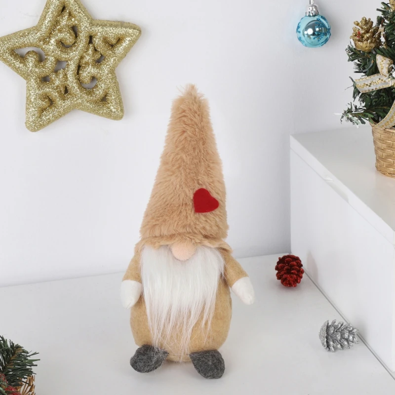 8 дюймов 3 цвета плюшевый хлопок Gnome кукла украшения Рождество Санта ниссе милые Высокое качество скандинавский эльф фигурка праздничные подарки