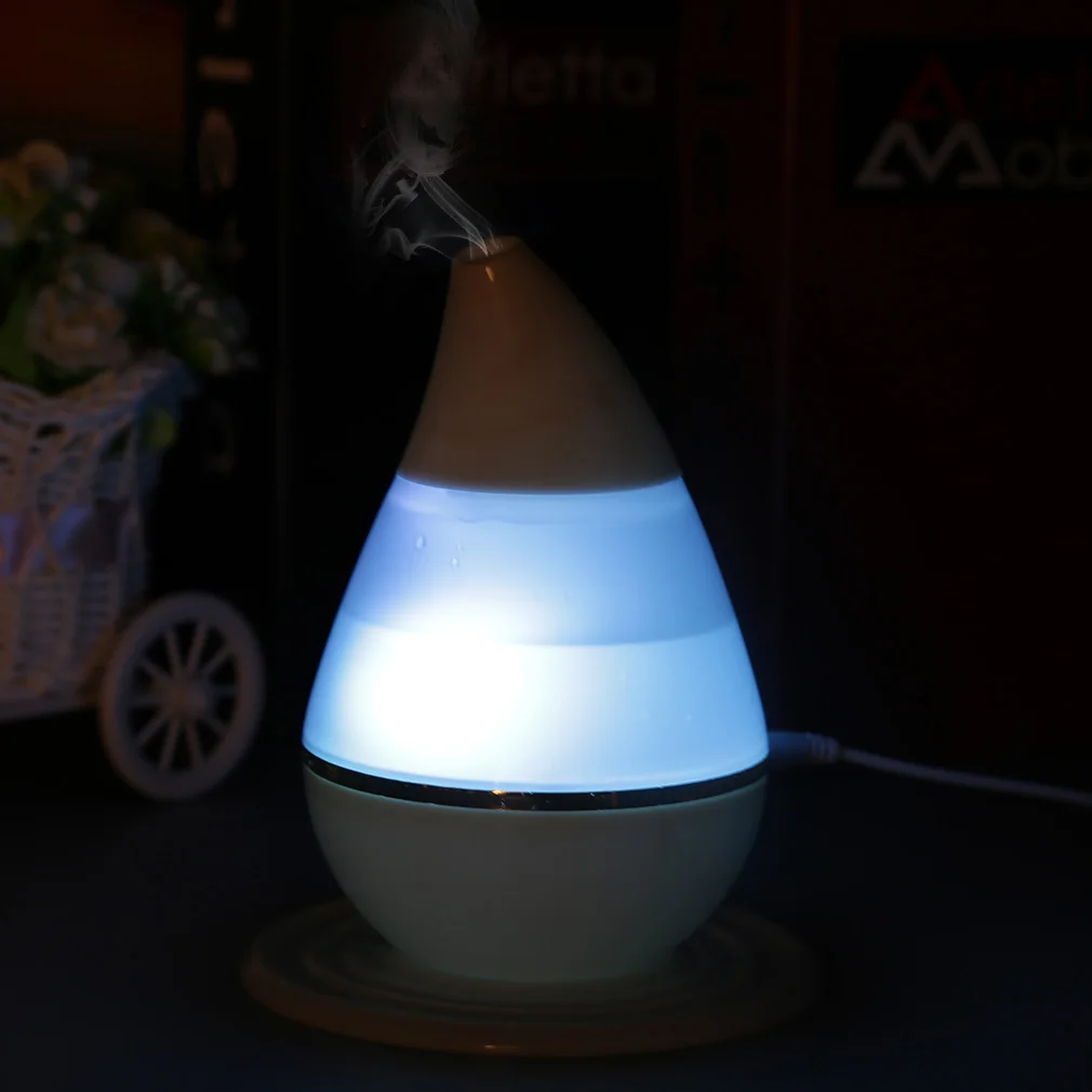 Ультразвуковой USB увлажнитель воздуха очиститель 7 цветов светодиодный