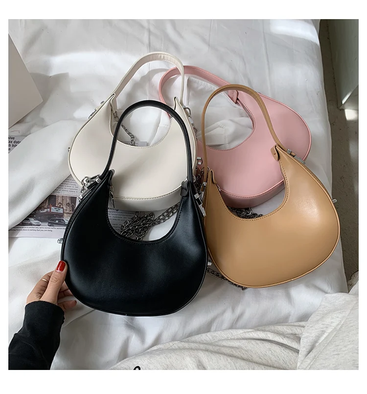 

Wriufred Armpit small handbag female summer 2021 new fashion chain shoulder bag messenger bag personalized dumpling bag