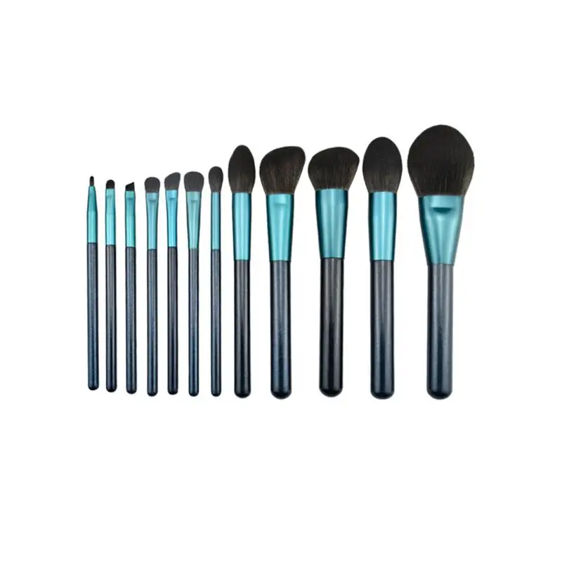 12Pcs Makeup Brushes Long Handle Brushes Foundation Soft Bristle Brushes for Salon Girls Make Up Brush Cosmetics Beauty Tools
