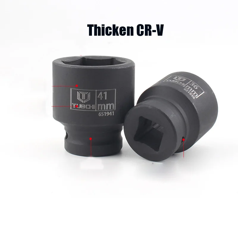 Ударная головка привода пневматическая шеститочечная CR-V 3/4 дюйма 17-46 мм для