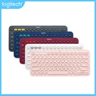 Оригинальная многофункциональная беспроводная Bluetooth клавиатура Logitech K380, линейная многоцветная клавиатура для Windows, MacOS, Android, IOS, китайская клавиатура