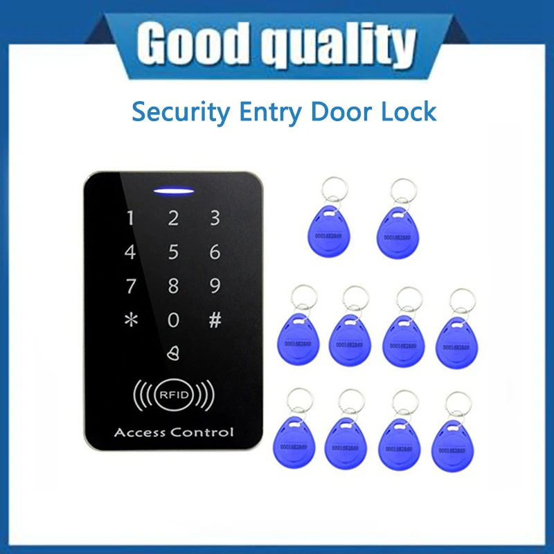 

Профессиональная система контроля доступа с радиочастотной идентификацией, замок для входной двери, мощный индукционный замок с защитой о...