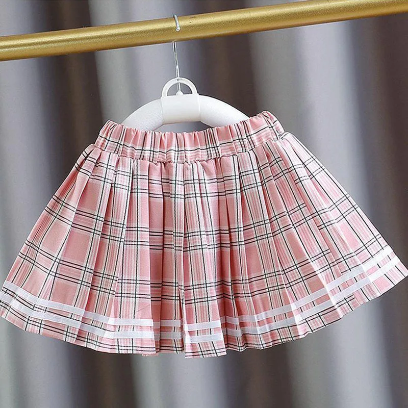 

Girls' JK uniform set summer dress new style foreign style baby pleated skirt children's College style two piece set single piec