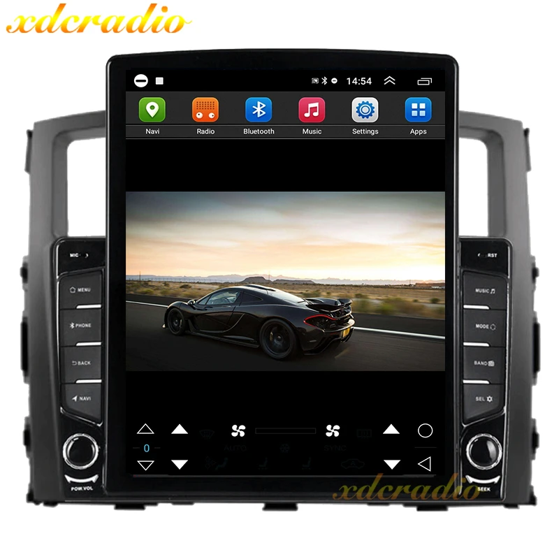 Xdcradio 10 4 дюймов Tesla Style вертикальный экран Android 9 0 для Mitsubishi Pajero V93 V97 Автомагнитола