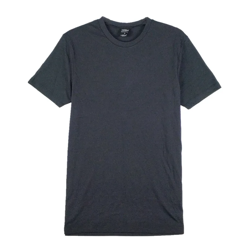 

Men's Solid Black Slim Fit T Shirt (Thin)