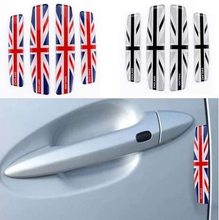 

Set 3D England UK Flag Car Door Anti-Collision Emblem Badge Decals Sticker Gift