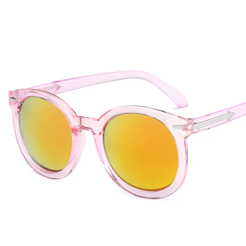 2020 модные негабаритные розовые зеркальные винтажные женские солнцезащитные