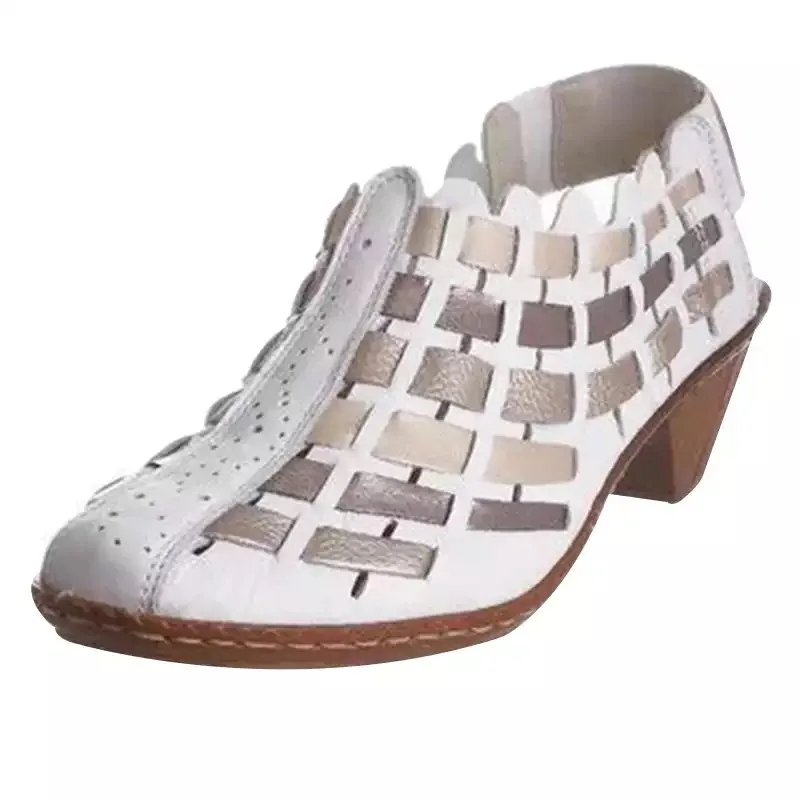 Женские сандалии гладиаторы WDHKUN летняя обувь на платформе из искусственной кожи