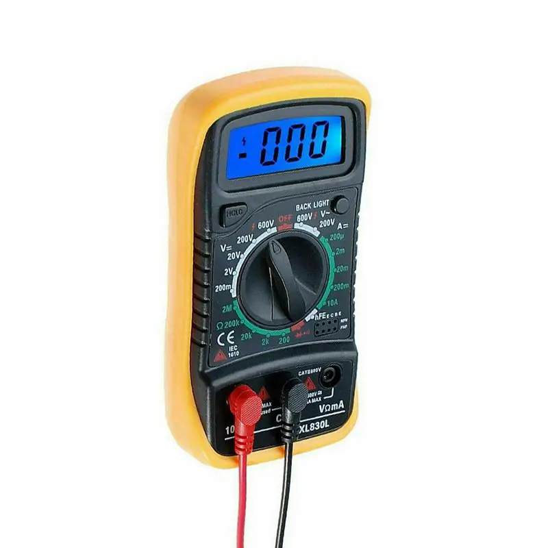 Портативный цифровой мультиметр с ЖК дисплеем портативный тестер напряжения