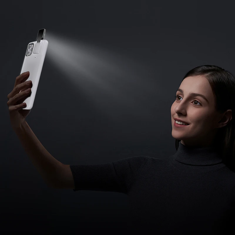 

Light Glow Phone Case Selfie Fill Light Intelligence Case For iPhone 11 ProMax Fill Light Beauty Case For iPhone 12 Pro Max Mini