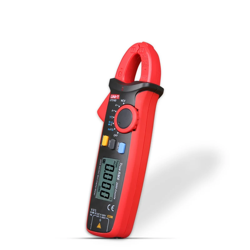 UNI-T UT210E Mini Digital Clamp Meters True RMS AC/DC Current Voltage Non Contact Auto Range VFC Capacitance Multimeter Tester |