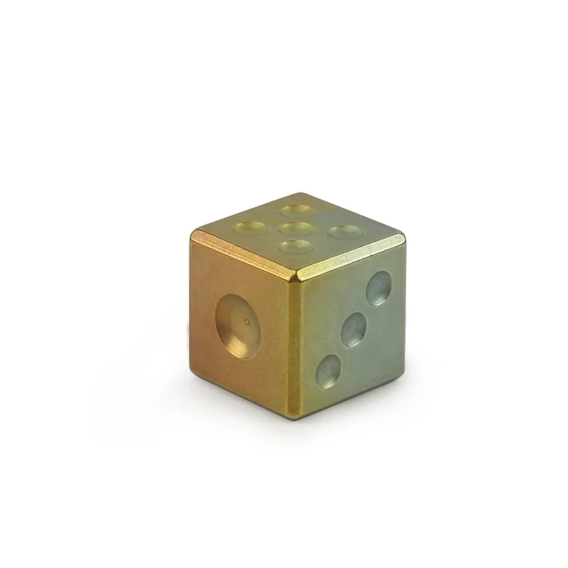 1 шт./лот легкие титановые кубики из сплава маленькие игрушки EDC для игры в красное