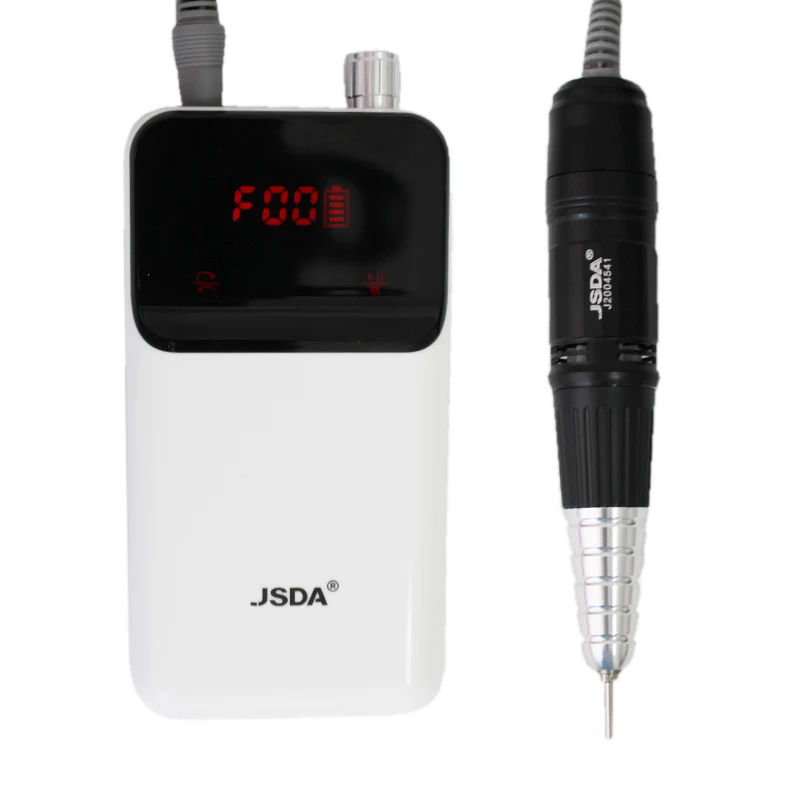 

JSDA Nail Drill Machine Portable Rechargeable Nail Drill Bits Polishing Machine Set For Manicure Pedicure Nail Cutter Device