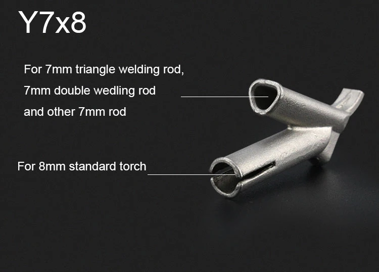 Juego de boquillas triangulares Y de pistola de aire caliente para suelo, punta para boquilla de soldadura de velocidad de plástico PP PVC PP para soldadura, soldador de vinilo Leister de plástico