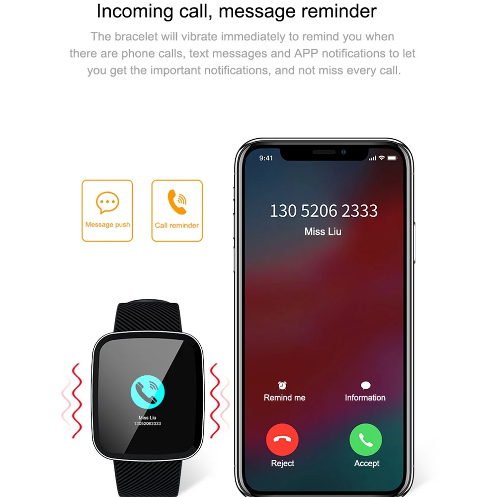 

New Smart Watch Z30 Smart Bracelet Fitness Sleep Tracker IP67 Heart Rate Monitor Sport Smartwatch for Android iOS Smart Band