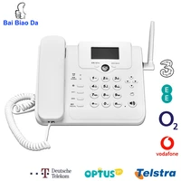 BaiBiaoDa Mobile Hotspot Wifi Router Voice Call Telephone Volte Desk Fixed Phone Router Sim Card Slot External Antenna