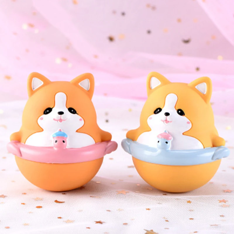 Сказочный Сад миниатюра Рождественская неваляшка щенок собака Пингвин полярный