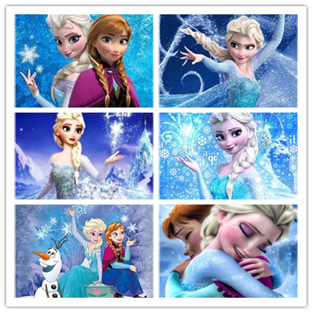 5D DIY Алмазная живопись Крест Стич Ледяная Королева Анна - Цена: 4660.88