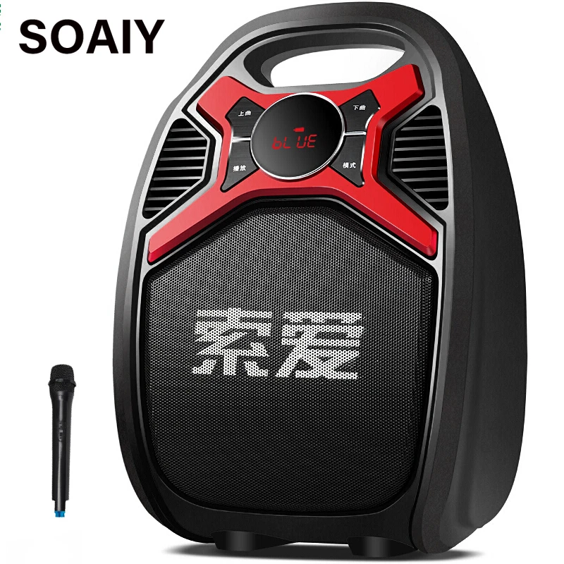 SOAIY T16 внешние bluetooth-колонки рычаг аудио высокий динамик Портативная Мобильная Колонка Bluetooth с беспроводной микрофон fm-радио