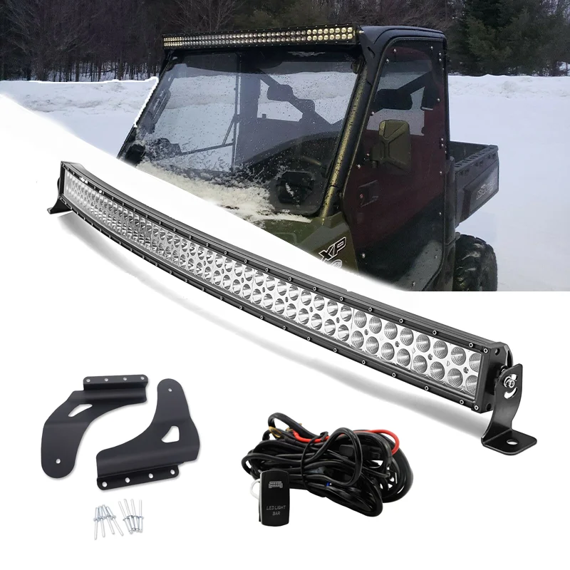 

UTV / ATV Accessories 50" 288 W Curved LED Light Bar Roof Mount For 2013-2021 Polaris Ranger 900 1000 XP Mid-Size