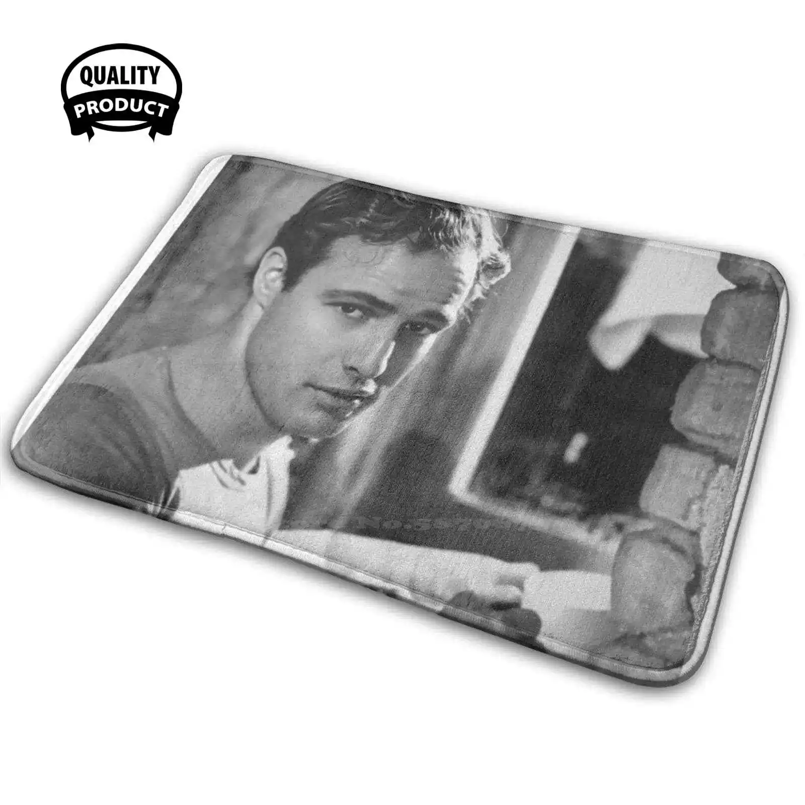 Винтажный мягкий домашний Противоскользящий коврик в стиле ретро с изображением