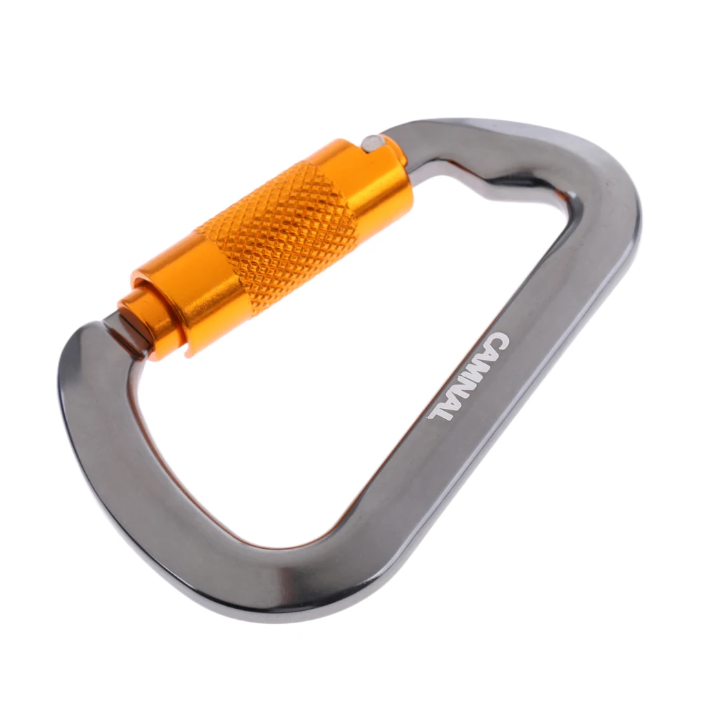 

25KN Professional Carabiner Auto/Twist/Self Locking Rock Climbing Karabiner