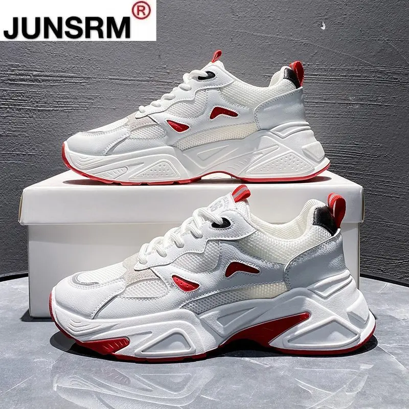 

Women Platform Sneakers New Breathable Mesh Female Sneaker Antiskid Soft Footwear Heighten Reflective Running Shoes Mujer