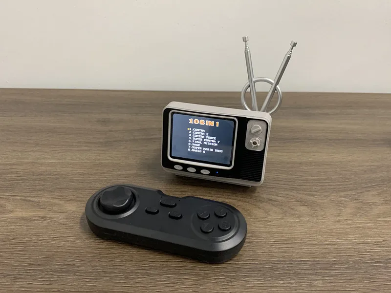 Портативная Ретро игровая консоль GV300 3 0 дюйма книжная полка поделки портативная