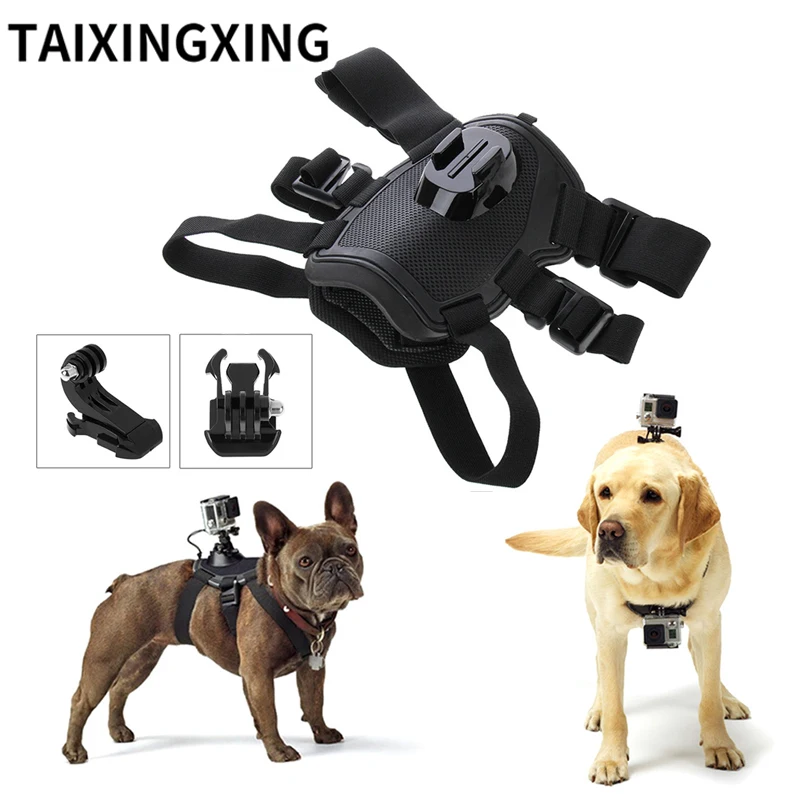 

Adjustable Fetch Dog band for Gopro hero8 7 6 5 4 3 Dog harness Chest Belt Strap Sports camera Mount Holder for SJCAM for Xiaoyi