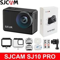 sjcam sj10 pro action camera 4k 60fps ultra hd wifi ambarella h22 2 33 inch ips touch screen gyro eis live streaming sports cam