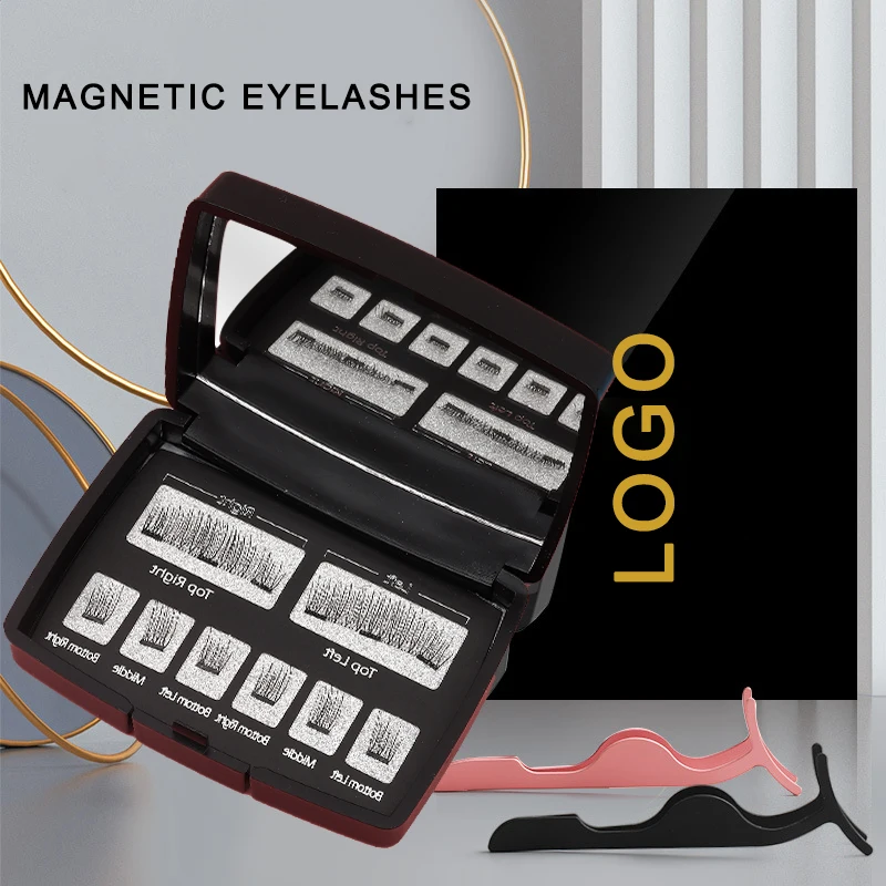 

Wholesale 3d Faux Mink Magnetic Eyelashes Synthetic Material Magnetic Eye Lashes