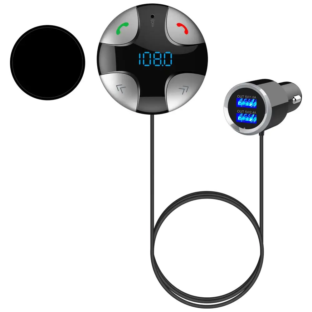 BC29B Bluetooth автомобильный комплект громкой связи FM-передатчик A2DP беспроводной
