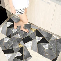 New Nordic Fashionable Simple Long Strip Kitchen Household Floor Mats Washable Waterproof Oil-proof Non-slip Mat