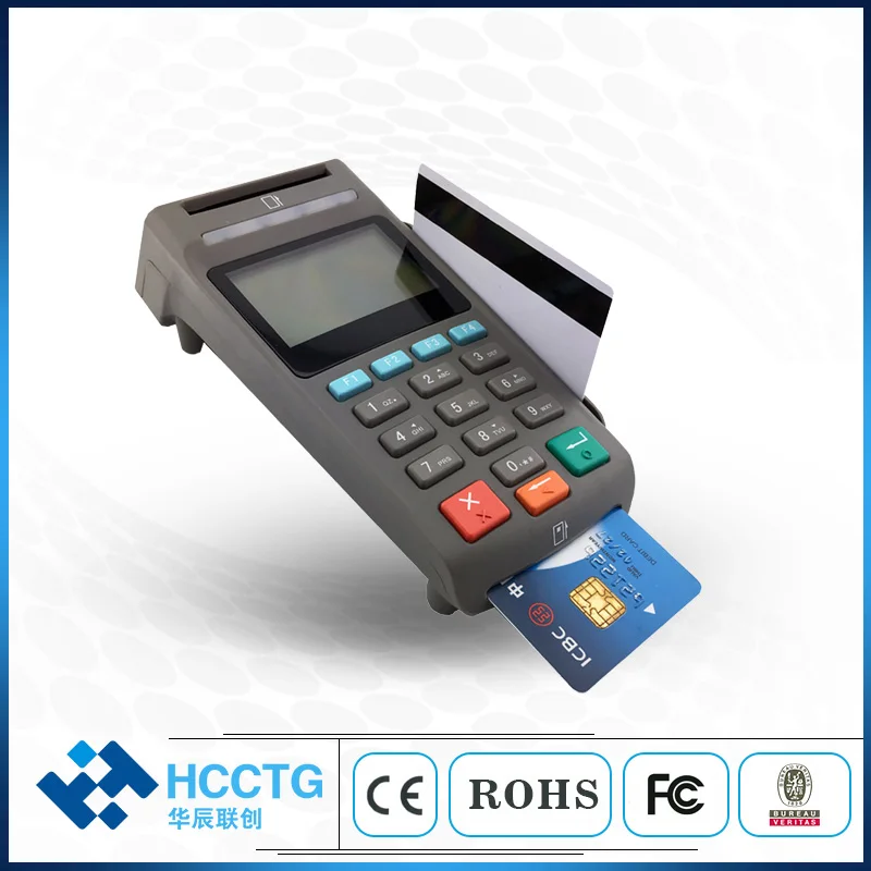MSR + NFC устройство считывания контактных карт Настольный POS Pin Pad для банковского