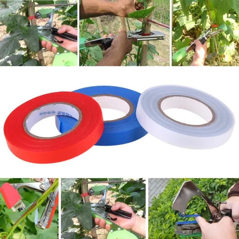 

1.1cm x 30m Tapetool Tapes PVC Plant Tie Tapetools Branch Tape For Garden Tools Tying Machine Vegetable Fruit Tree Tapenter 10pc