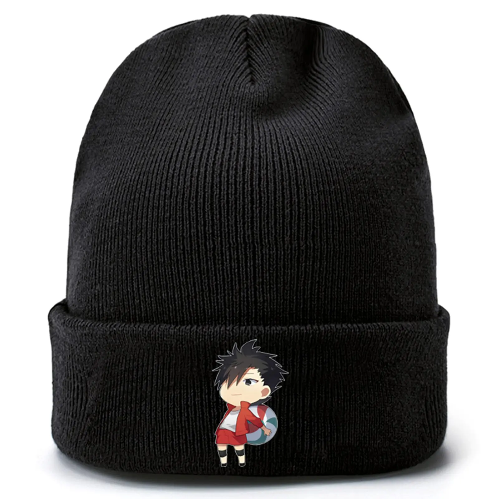 

Anime Haikyuu Hat Unisex Winter Warm Knitting Hat Beanie Caps Halloween Cosplay Accessories