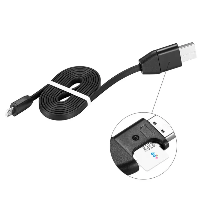 3-в-1 USB-кабель для зарядки и передачи данных с монитором GIM локатор GPS провод