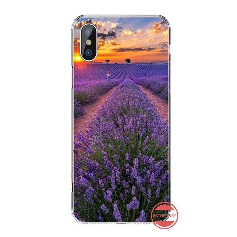 

simple lavender Purple Romantic flowers luxury Phone Case funda For iphone 12 5 5s 5c se 6 6s 7 8 plus x xs xr 11 pro max